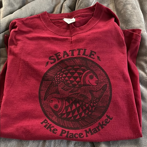 Other - Seattle Pike Place Market Red T-Shirt